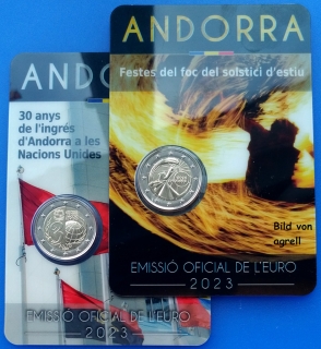 2 Euro commemorative Andorra 2023