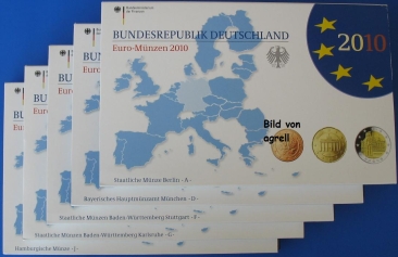 Coin set Germany 2010 prooflike