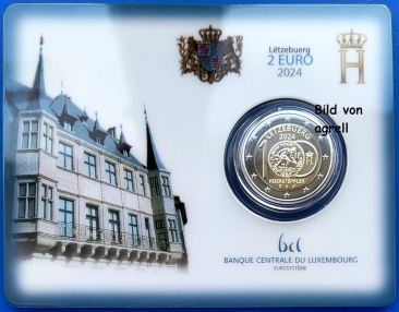 2 Euro Gedenkmünze Luxemburg 2024