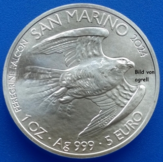 5 Euro Silbergedenkmünze San Marino 2024