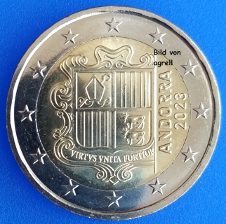 2 Euro coin Andorra 2023 BU