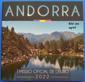 Kursmünzensatz Andorra 2022 Stgl.