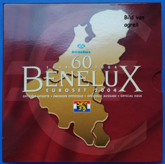 Kursmünzensatz BeNeLux 2004 Stgl.