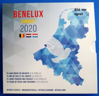 Kursmünzensatz BeNeLux 2020 Stgl.