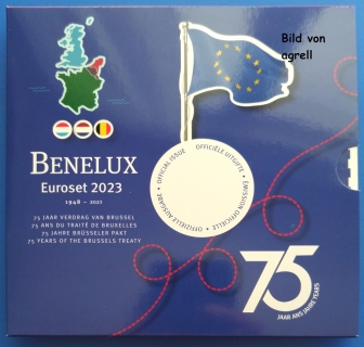 Kursmünzensatz BeNeLux 2023 Stgl.