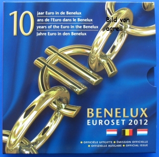 Kursmünzensatz BeNeLux 2012 Stgl.