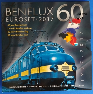 Kursmünzensatz BeNeLux 2017 Stgl.