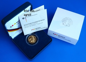 20 Euro Goldgedenkmünze Deutschland 2022 -- Kegelrobbe "A"