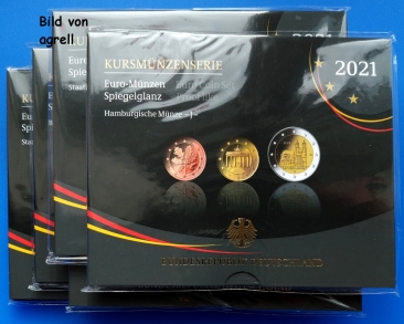 Kursmünzensatz Deutschland 2021 SP