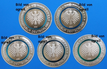 5 Euro Gedenkmünze Deutschland 2020