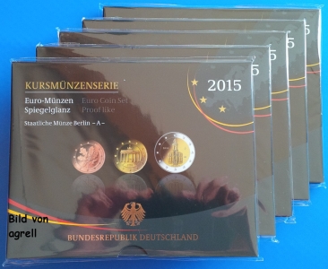 Kursmünzensatz Deutschland 2015 SP
