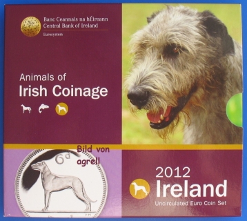 Kursmünzensatz Irland 2012 Stgl.