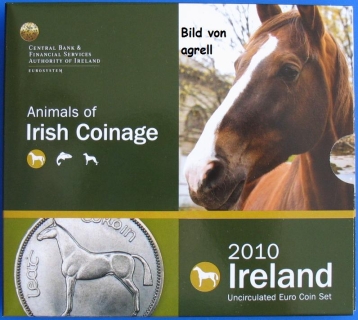 Kursmünzensatz Irland 2010 Stgl.