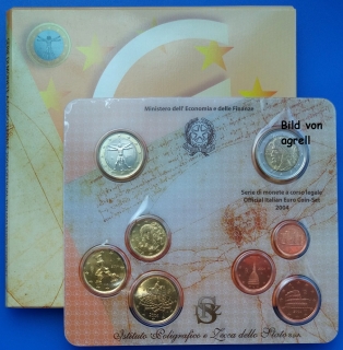 Kursmünzensatz Italien 2004 Stgl.