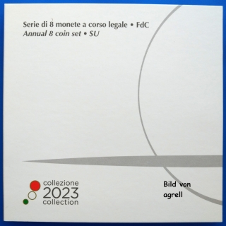 Kursmünzensatz Italien 2023 Stgl.