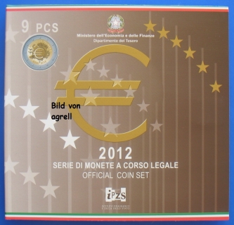 Kursmünzensatz Italien 2012 Stgl.