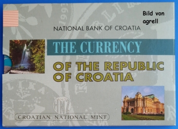 Kursmünzensatz Kroatien 1993 Stgl.