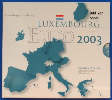Kursmünzensatz Luxemburg 2003 Stgl.