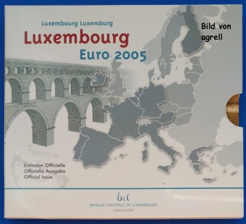 Kursmünzensatz Luxemburg 2005 Stgl.