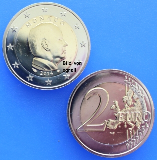 2 Euro coin Monaco 2014 BU