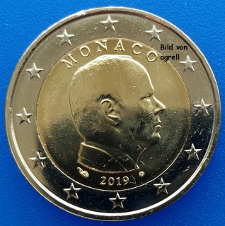 2 Euro coin Monaco 2019 BU