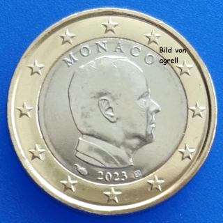 1 Euro Münze Monaco 2023 Stgl.