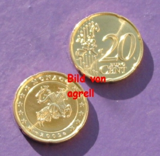 20 Cent coin Monaco 2002 BU