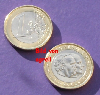 1 Euro coin Monaco 2002 BU