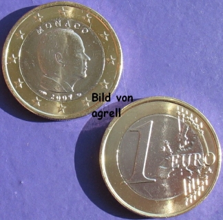 1 Euro coin Monaco 2007 BU