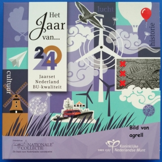 Kursmünzensatz Niederlande 2024 Stgl.