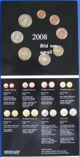 Kursmünzensatz Portugal 2008 Stgl.