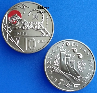 10 Euro Gedenkmünze San Marino 2022