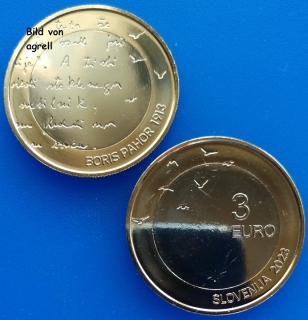 3 Euro Gedenkmünze Slowenien 2023