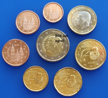 Kursmünzensatz Spanien 2023 Stgl.