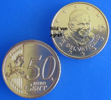 50 Cent coin Vatican 2011 uncirculated
