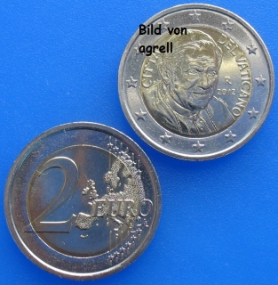 2 Euro coin Vatican 2012 uncirculated