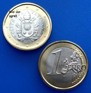 1 Euro coin Vatican 2021 uncirculated