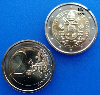 2 Euro coin Vatican 2021 uncirculated