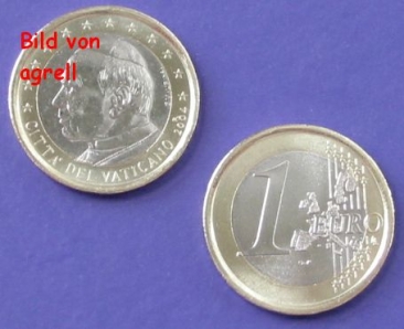 1 Euro coin Vatican 2004 uncirculated