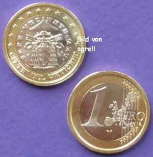 1 Euro coin Vatican 2005 Sede Vacante uncirculated