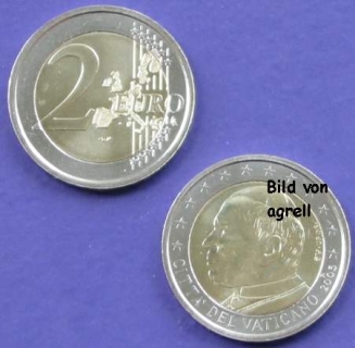 2 Euro coin Vatican 2005 uncirculated