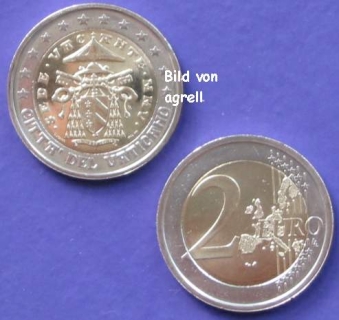 2 Euro coin Vatican 2005 Sede Vacante uncirculated