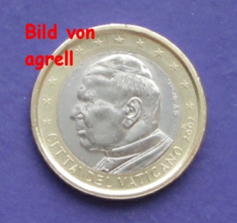 1 Euro coin Vatican 2002 uncirculated