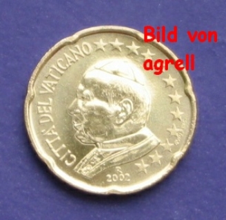 20 Cent coin Vatican 2002 uncirculated