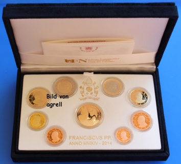Coin set Vatican 2014 proof
