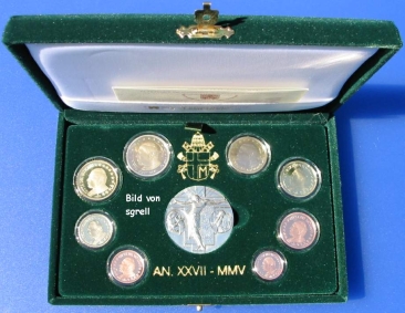 Coin set Vatican 2005 proof