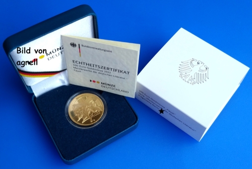100 Euro Goldmünze Deutschland 2023