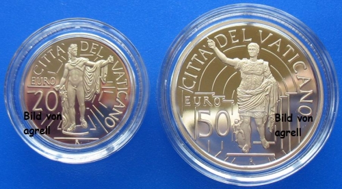 20 & 50 Euro gold commemorative coin Vatican 2010