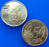 50 Cent Münze Vatikan 2024 unzirkuliert